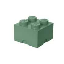 Pojemnik klocek LEGO Brick 4 Oliwkowy