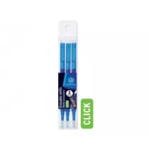 Wk�ady wymazywalne Click niebieskie 0,5 mm Astrapen Oops! Pet box 3szt.