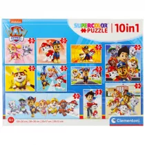 Puzzle 10w1 Super Kolor Psi Patrol Clementoni