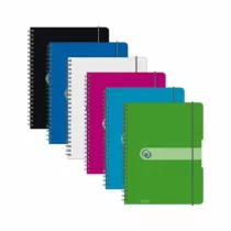 Herlitz Koozeszyt A4 Her Easy Czarny kratka 80 kartek