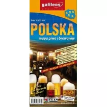 Mapa piwa i browarw - Polska 1:875 000