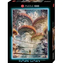 Puzzle 1000 el. Miasta przysz�o�ci, Kraina grzyb�w Heye