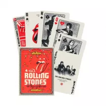 The Rolling Stones, karty do gry, czarne/czerwone Theory11