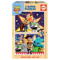 Puzzle drewniane 2 x 25 el. Toy Story 4 Educa