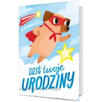 Pan Dragon Karnet Urodziny dzieci�ce - super pies K.B6-1822