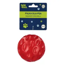 Pi�ka dla psa 9cm z d�wi�kiem czerwona TRIK&ROLL 560865