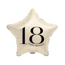 Godan BALON FOL GWIAZDA 18 KREM 44CM GO B/C
