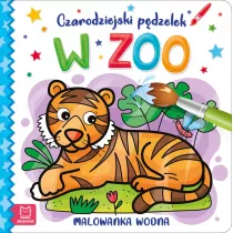 Czarodziejski pdzelek. W zoo. Malowanka wodna
