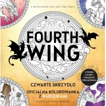 Fourth Wing. Czwarte Skrzyd�o: Oficjalna kolorowanka z naklejkami