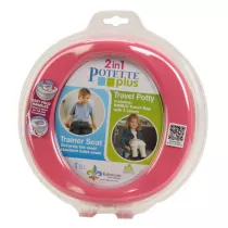 Potette Plus 2w1 Potette: Nocnik dla dziecka i nakadka na toalet, rowo-biay