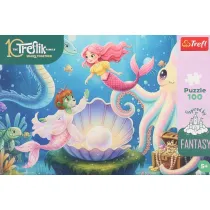Puzzle 100 element�w Fantasy W krainie Syrenek TREFL 16575 TR