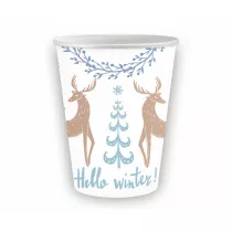 Godan Kubeczki papierowy Hello Winter 250ml 6 szt.