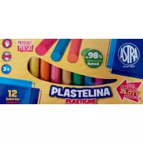 Astra Plastelina okr�g�a 12 kolor�w