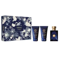 Versace Zestaw Dylan Blue Woda toaletowa + �el pod prysznic + Balsam po goleniu 3 x 50 ml