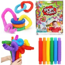 Rurki sensoryczne pop tube 6szt Trifox