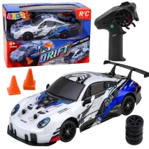 Auto do driftu zdalnie sterowne niebieskie LeanToys