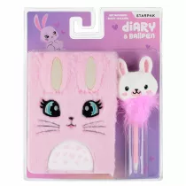 Pami�tnik pluszowy 12x18 cm z d�ugopisem Rabbit STARPAK 541492