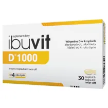 Ibuvit D 1000 Krople w kapsu�kach twist-off suplement diety 30 kaps.