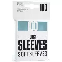 Gamegenic Just Sleeves - Soft Sleeves Clear 67 x 94 mm 100 szt.