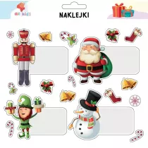 All4Kids Naklejki na prezenty Bo�e Narodzenie 6