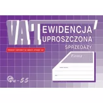 Michalczyk i Prokop Ewidencja uproszczona sprzeda�y VU-55