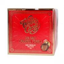 Willies Cacao Czekoladki Sea Salt Caramel Black Pearls 150 g