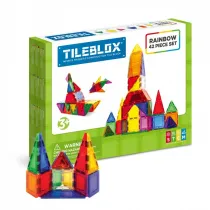 Tileblox. Zestaw t�czowy. 42 element�w