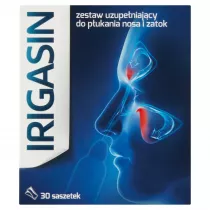 Irigasin Zestaw uzupe�niaj�cy do p�ukania nosa i zatok