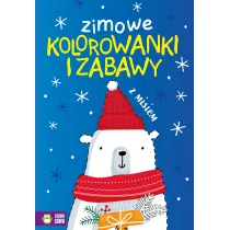 Zimowe kolorowanki i zabawy z misiem
