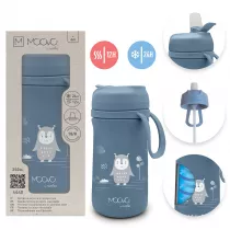 Nuvita Moovo, Bidon termiczny z ustnikiem Powder Blue 350 ml