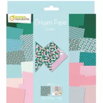 Avenue Mandarine Papier origami Scales 20 x 20 cm 60 kartek