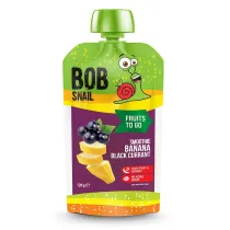 Bob Snail Smoothie banan - czarna porzeczka 120 g