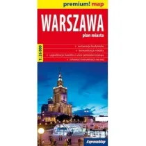 Warszawa plan miasta 1:26 000 karton-expr