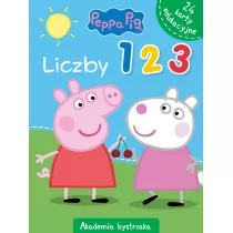 Peppa Pig. Akademia Bystrzaka. Liczby 1, 2, 3