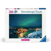 Puzzle 500 el. Zorza Polarna nad Bergsfjord Ravensburger
