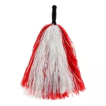 Pompon bia�o-czerwony
