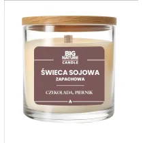 Big Nature wieca sojowa o zapachu Czekolada i Piernik 155 g