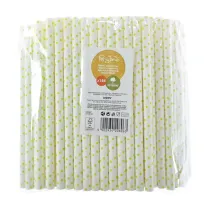 Arpex S�omki papierowe shake ��te 8mm 144 szt.