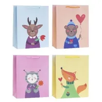Torebka ozdobna 18x23x8cm mix ROZETTE