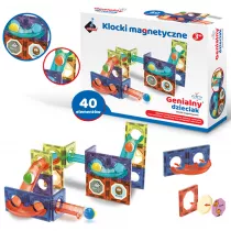 Genialny dzieciak klocki magnetyczne 40 elementw