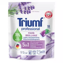 Triumf Kapsuki do prania kolorowych tkanin 2w1 Farb-Brillanz 18 szt.