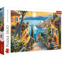 Puzzle 1500 el. Nadmorski widok Trefl