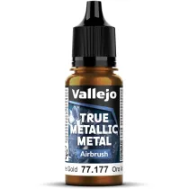 Vallejo: 77.177 - True Metallic Metal - Airbrush - Arcane Gold (18 ml)