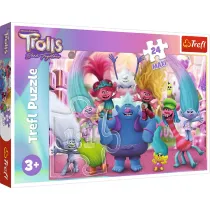 Puzzle maxi 24 el. W �wiecie Trolli Trefl