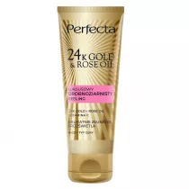Perfecta 24K Gold & Rose drobnoziarnisty peeling do twarzy 75 g