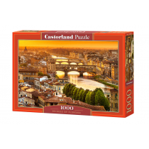 Puzzle 1000 el. Bridges of Florence Castorland