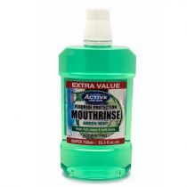 Beauty Formulas Active Alcohol Free Mounthwash płyn do płukania jamy ustnej bez alkoholu z zieloną miętą 750 ml