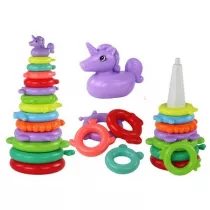 Piramidka jednoro�ec 13 k�ek LeanToys