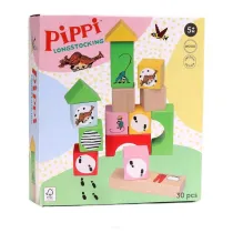 Klocki drewniane Pippi