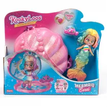Kookyloos. Kooky Mermaids. Syrena Coral lalka, figurka